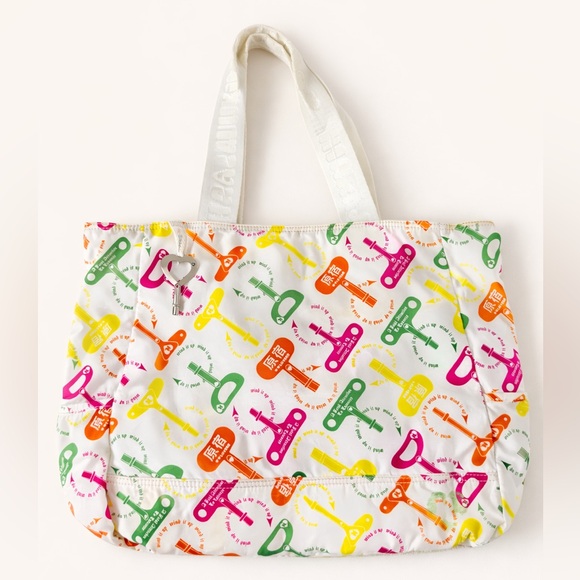 Harajuku Lovers Handbags - Harajuku Lovers Key Print Tote Bag Y2K Kawaii Japanese Streetwear Cute